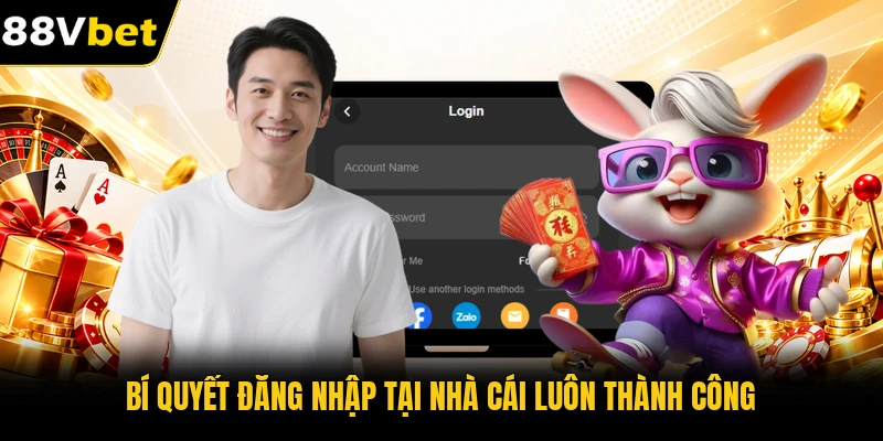Bí quyết đăng nhập tại nhà cái luôn thành công